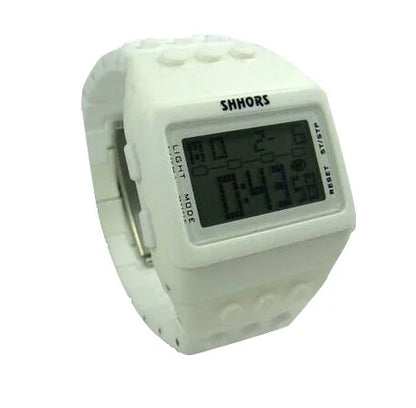 SHHORS Women Watches Women Sports Watches Fashion Plastic Led Digital Watches Rainbow Watch Electronic Wristwatches reloj mujer