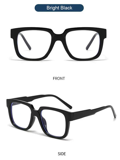 New Simple Spectacles Frame Men Women Ultralight Square Frame Anti Blue Light Transparent Lens Optical Eyeglasses