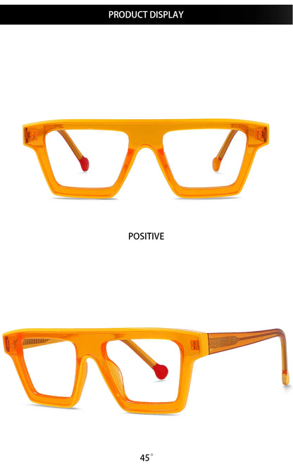 R56012 Oversized Rectangle Reading Glasses +1.00 +2.00 +3.00 Retro Eyeglasses for Hyperopia Glasses Presbyopia Eyeglasses