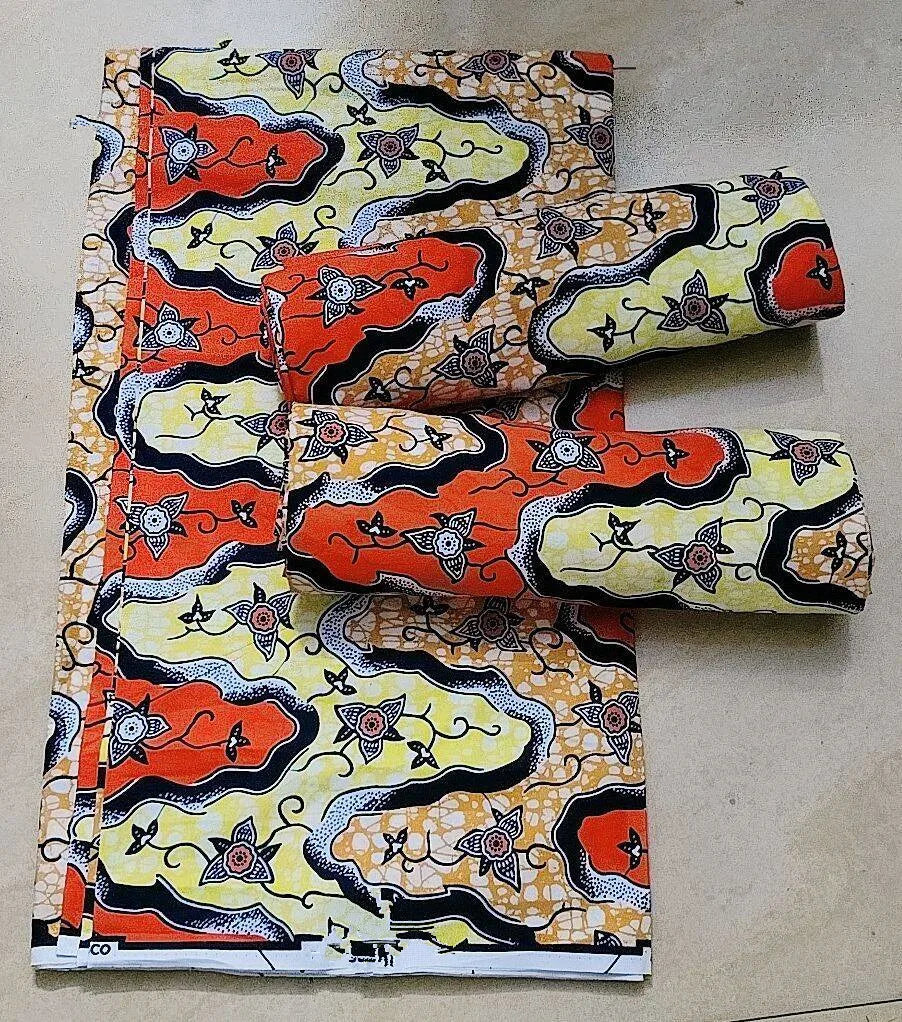 African Wax Fabric High Quality Wax Nigerian Ankara Block Prints New Arrivals Batik Fabric Dutch Pagne 100% Cotton For Sewing