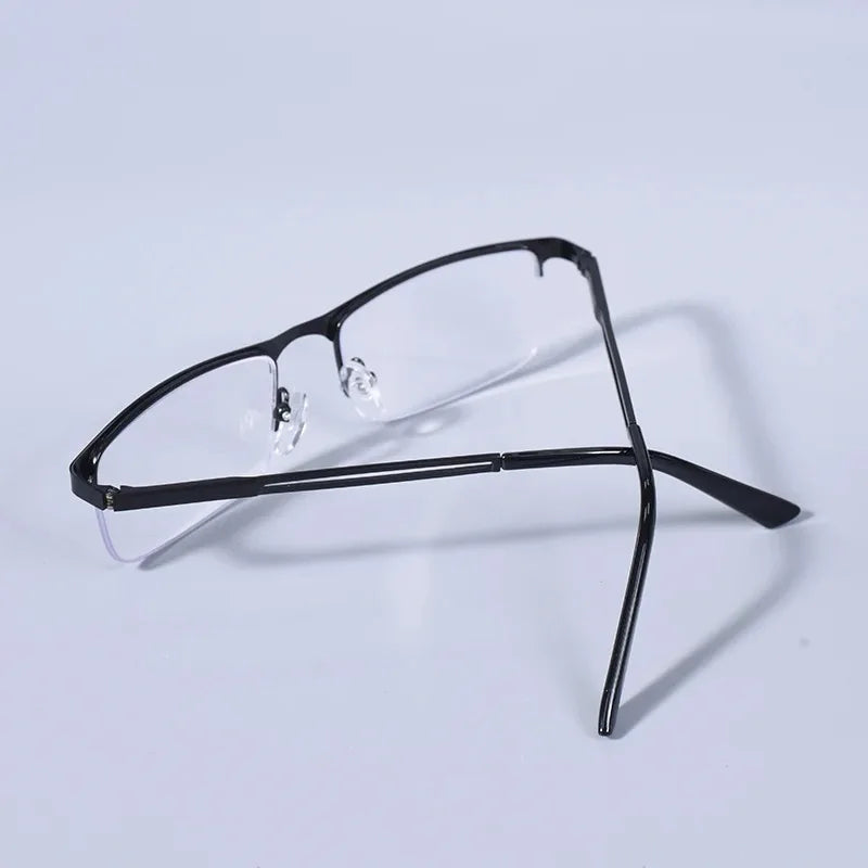 Light Half Frame Reading Glasses Blue Light For Presbyopia Eyeglasses with Diopters +1.0+1.25+1.5+1.75+2.0+2.25+2.5+2.75+3.0+4.0