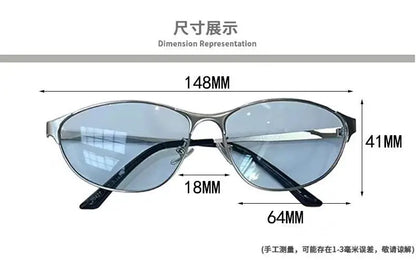 Y2k Sunglasses Women Men Cat Eye Designer Hot Girl Sun Glasses Steampunk Metal Frame Shades Uv400 Eyewear Eyeglasses 선글라스