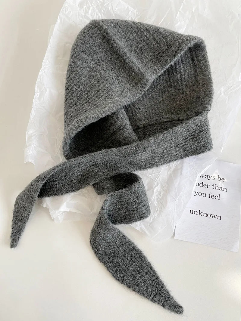 Knitted Beanies Cap For Men&Women Winter Warm Unisex Hooded Hat Neck Collar Scarf Cap Ski Beanie Cold Hats Balaclava Caps Bonnet