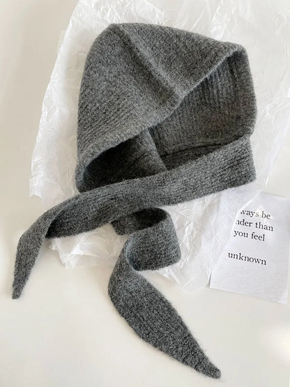 Knitted Beanies Cap For Men&Women Winter Warm Unisex Hooded Hat Neck Collar Scarf Cap Ski Beanie Cold Hats Balaclava Caps Bonnet