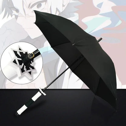 Demon Slayer Sword Umbrella One Piece Roronoa Zoro Katana Umbrella Real Full Size Japanese Anime Long Parasol Home Accessories