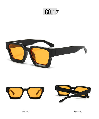 JNPCXI Fashion Square Women Luxury Sunglasses Retro Green Brand Designer Men Trending Sun Glasses Shades UV400