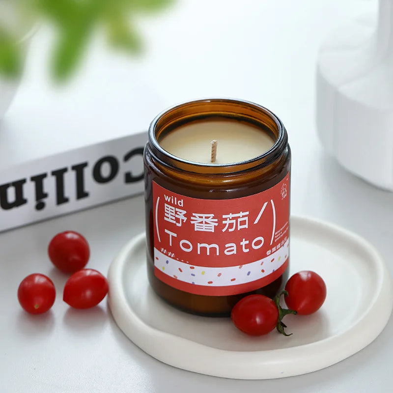Plant Fragrance Aromatherapy Candle Wild Tomato Aroma Room Bedroom Fragrance Decoration Housewarming Gift Wedding Companion Gift