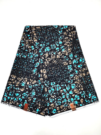 Ankara Fabric African Real Wax Print Fabric 100% Cotton High Quality 6 Yards African Fabric for Party Dress Nigeria