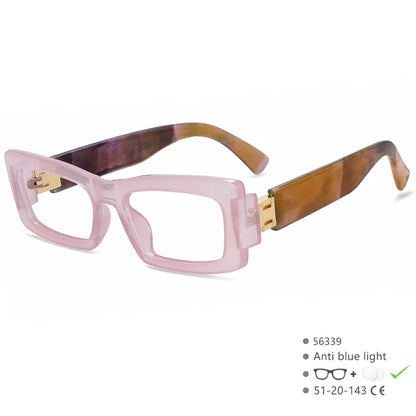 R56339 Women's Square Cat Eye Reading Eyes +1.00 +1.50 +2.00 Modern Small Frame Retro Presbyopia Glasses
