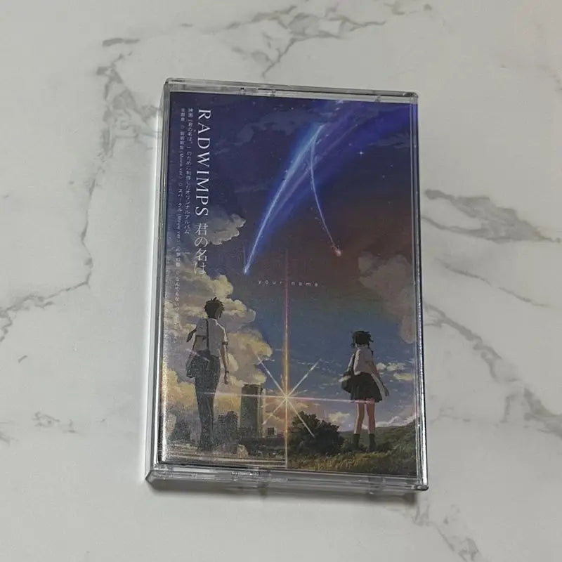 Anime Your Name RADWIMPS Music Tape Greatest Hits OST Album 2pcs Cassettes Cosplay Walkman Recorder Soundtracks Box Party Music