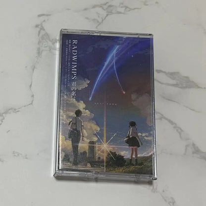 Anime Your Name RADWIMPS Music Tape Greatest Hits OST Album 2pcs Cassettes Cosplay Walkman Recorder Soundtracks Box Party Music
