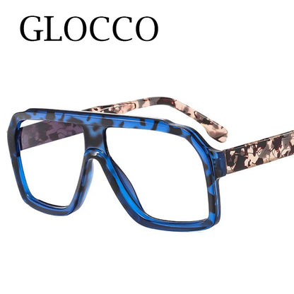 Retro Men Pilot Reading Glasses Fashion Brand Big Frame Anti Blue Light Presbyopia Eyeglasses Women Square Prescription Glasses