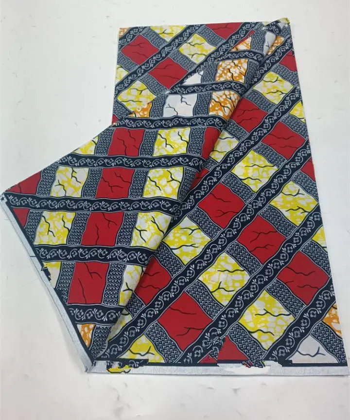 Ankara Wax Fabric 2024 High Quality African Wax Print Fabric 100% Cotton African Guaranteed Veritable Real Wax For Dresses