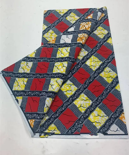 Ankara Wax Fabric 2024 High Quality African Wax Print Fabric 100% Cotton African Guaranteed Veritable Real Wax For Dresses