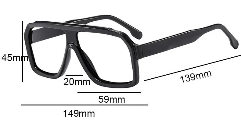 Retro Men Pilot Reading Glasses Fashion Brand Big Frame Anti Blue Light Presbyopia Eyeglasses Women Square Prescription Glasses