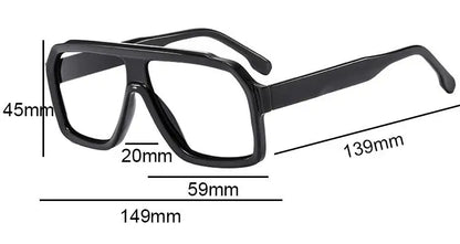 Retro Men Pilot Reading Glasses Fashion Brand Big Frame Anti Blue Light Presbyopia Eyeglasses Women Square Prescription Glasses