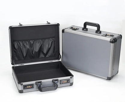 Aluminum alloy toolbox instrument equipment storage box small file safety password box