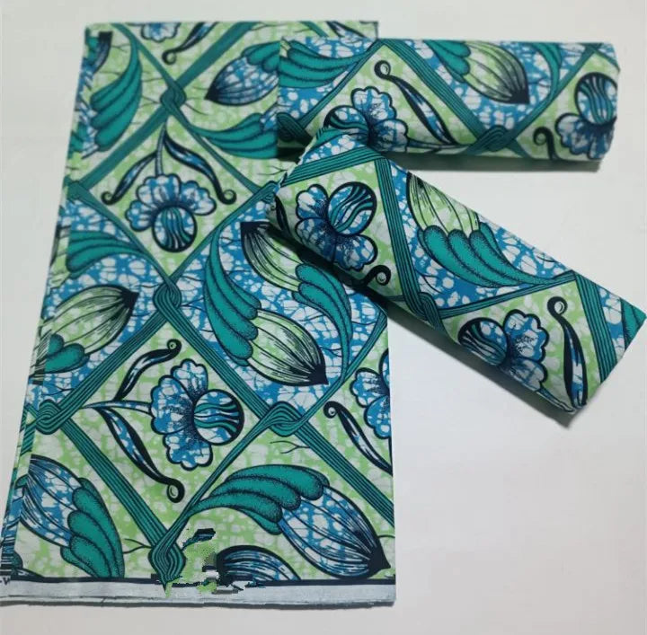 Grand Super Original African Wax Fabric High Quality Nigerian Print Ankara Fabric For Sewing 6 Yard Women Dress 100% Cotton
