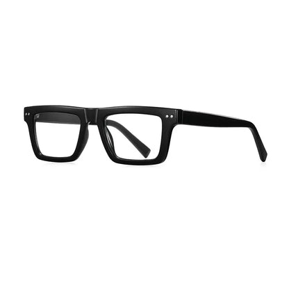 57176 Fashion Optical Spectacle Frames Men Popular Spring Hinge Glasses Frame Women Trend Square Transparent Eyeglass