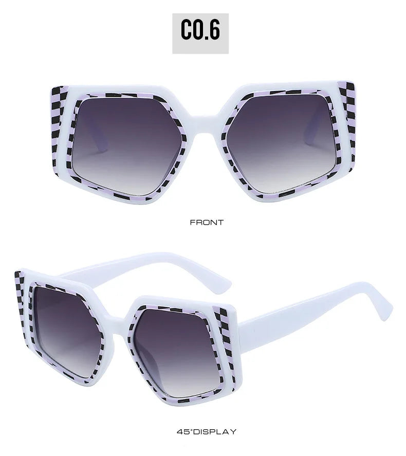 Classic Irregular Cat Eye Sunglasses Women Men Personality Design Outdoor Driving Fashion Party Sun Glasses UV400 Lentes De Sol