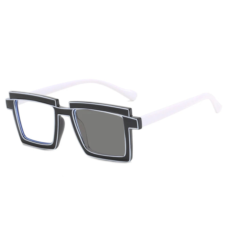 New Fashion Lady Reading Glasses Photochromic Blue Light Filter Prescription Hyperopia Eyeglasses Special Brand Design Frame