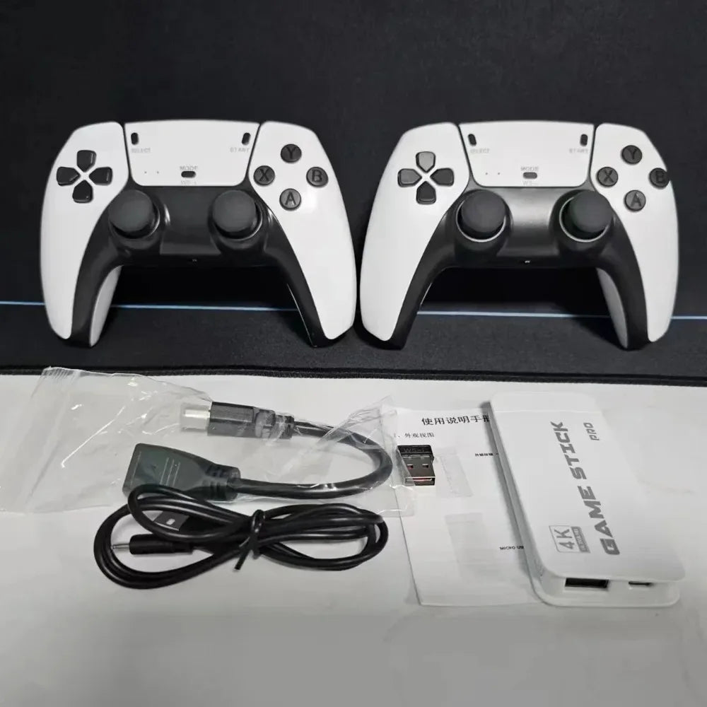 2026 New M15 Game Mini TV Handheld Game Console Wireless Gamepads Video Game 64G 20000+ Retro Game HD Output Two-player ﻿