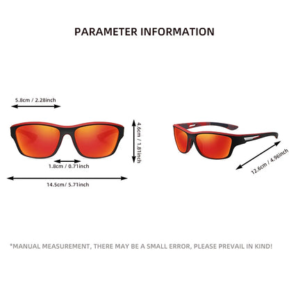 Outdoor Polarized Sports Sunglasses Men Women Cycling Climbing Skiing Fishing Driving Vintage Sun Glasses Eyewear Special Shaped