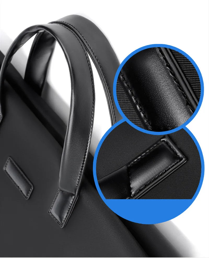 2024 New Briefcase Portable Document Backpack Large Capacity Business Men's Bag Computer Bag Public Document Bag