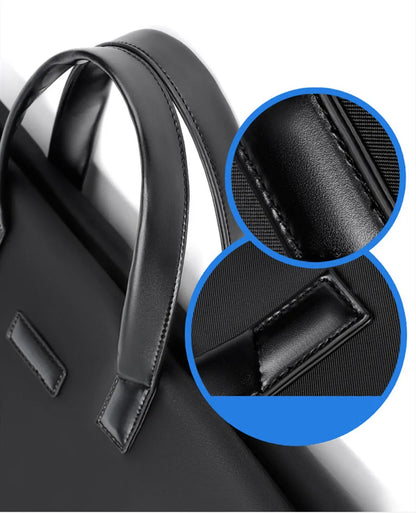 2024 New Briefcase Portable Document Backpack Large Capacity Business Men's Bag Computer Bag Public Document Bag