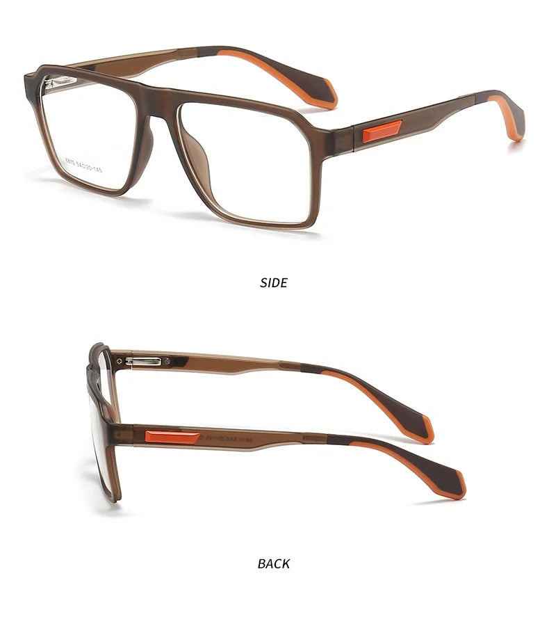 2024 New Sports Glasses Fashion Square Cycling Men's Glasses Frame Ultra-light  Optical Prescription Eyeglass Frame Women 6810