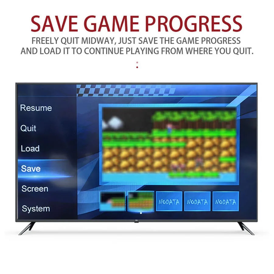 New FC 4K HD Game Stick Mini TV Video Handheld Game Console Wireless Plug&Play Retro Classic Emulator Gamepad Toy Gift