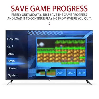 New FC 4K HD Game Stick Mini TV Video Handheld Game Console Wireless Plug&Play Retro Classic Emulator Gamepad Toy Gift