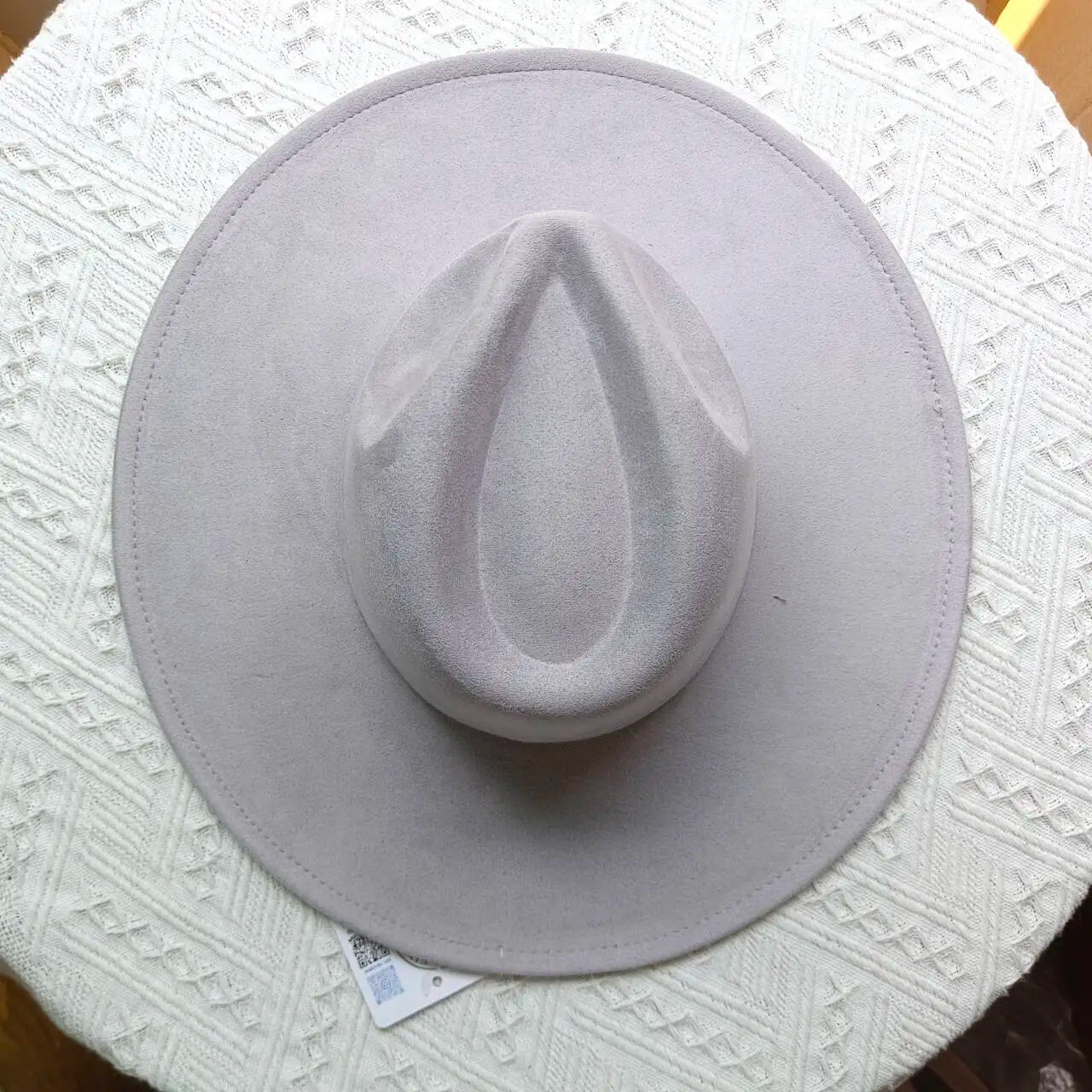 Suede Fedora Multicolor Heart-shaped Top 9.5cm Brim Men and Women Jazz Hat Panama Hat