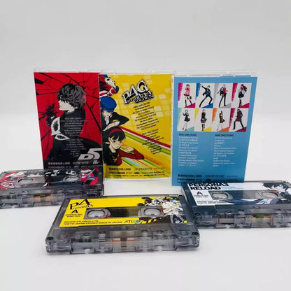 Game PERSONA Shoji Meguro Music Tape Greatest Hits OST Album 3pcs Cassettes Cosplay Walkman Recorder Soundtracks Box Party Music