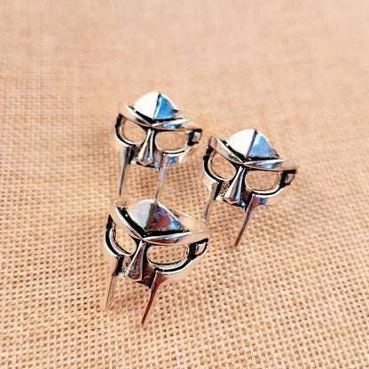 Vintage Creative MF DOOM Mask Pendant for Men Hip Hop 316L Stainless Steel Skull Mask Necklace Party Jewelry Gift Dropshipping