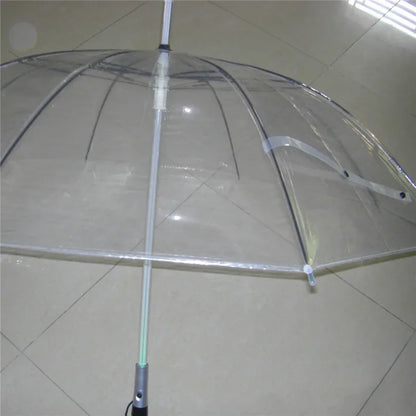 LED Light Up Umbrellas with Flashlight Handle, Clear, Black, Gray, Red