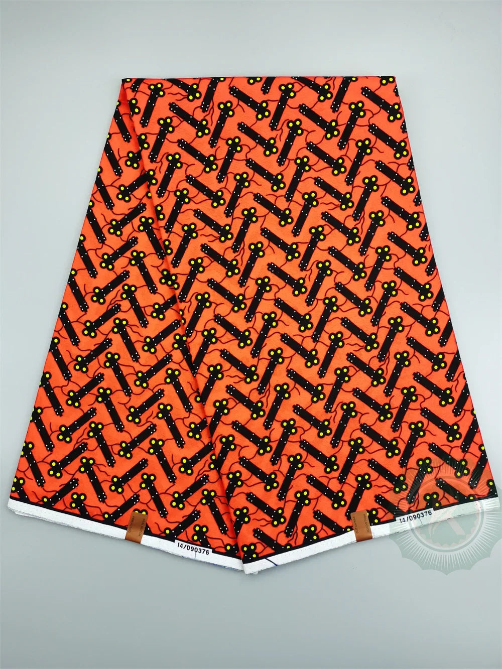Dutch Hollandais Printed Fabric for African Classical Dress Veritable Real Wax Guaranteed 100% Cotton 6 Yards
