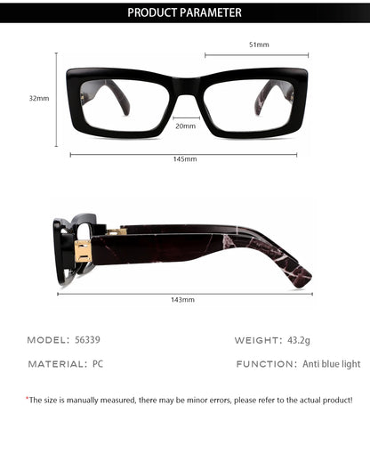 R56339 Women's Square Cat Eye Reading Eyes +1.00 +1.50 +2.00 Modern Small Frame Retro Presbyopia Glasses