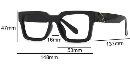 Luxury Designer Blue White Reading Glasses Women Men Computer Goggles Filter Blue Light Eyeglasses Magnifier Diopter +0.5 +6.0