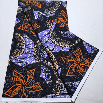African New Wax Fabric Nigeria Ankara Wax Fabrics Newest Design Block Prints Batik Dutch For Dresses Sewing Cloth Materials