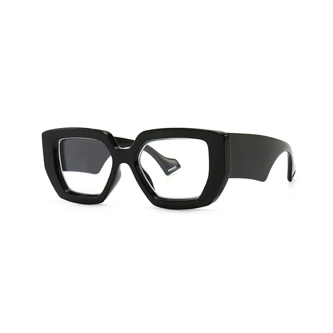 1pc Women's Square Large Frame Fashion Flat Mirror Summer Autumn Daily Travel School Decoration Glasses