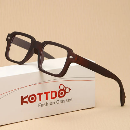 Fashion Women Reading Glasses Square Plastic Computer Anti-Blue Light Women Men Presbyopia Hyperopia Eyeglasses +1.0 +1.5 +2.0