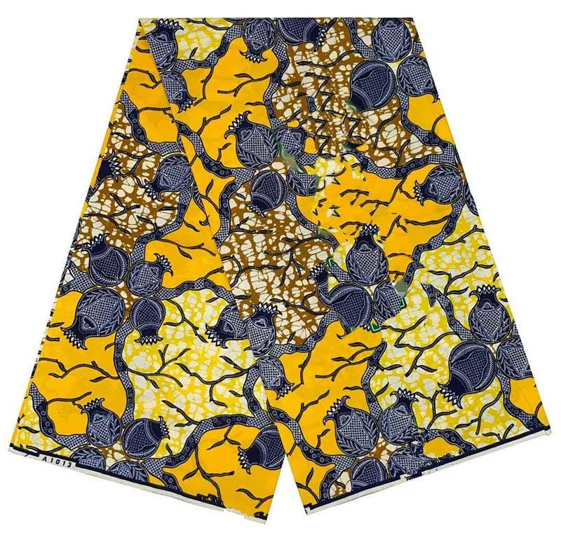 Ankara Fabric African Real Wax Print Cotton 100% New Design 2024 Tissus Wax Africain Patchwork Fabric For Dress 6yard Sales Soft