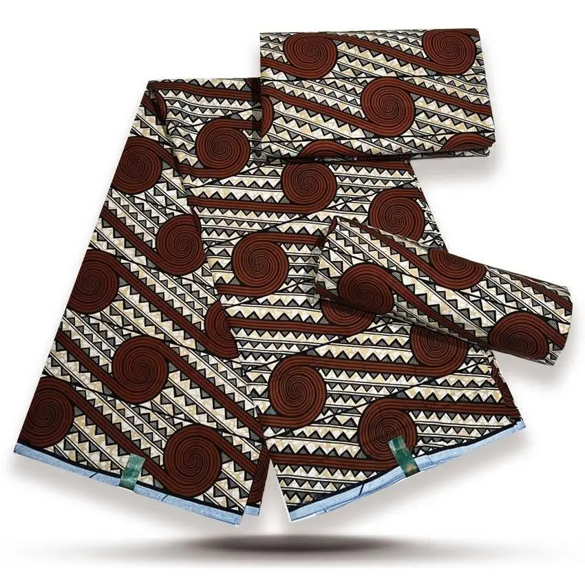 African Wax Fabric Lastest Prints Cotton Material High Quality Pagne Origin Real Ankara Gold Printed For Sewing Wedding Dress