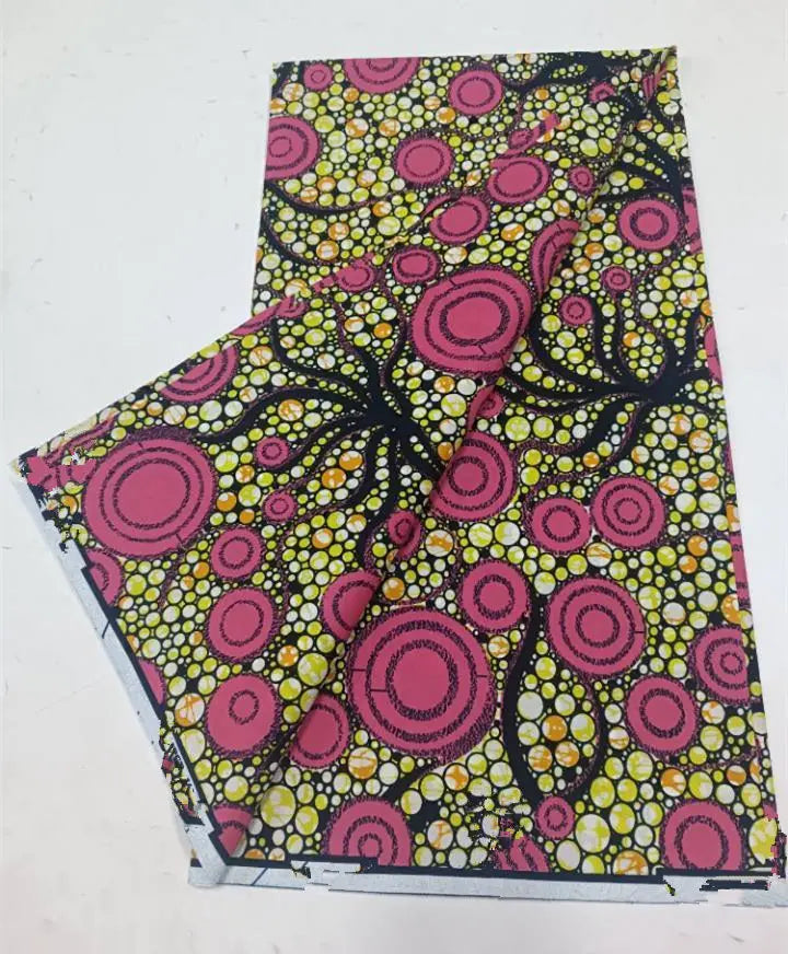 Ankara Wax Fabric 2024 High Quality African Wax Print Fabric 100% Cotton African Guaranteed Veritable Real Wax For Dresses