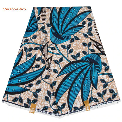 African Ankara Wax Fabric Patchwork Retro Style Double Prints Warp DIY Cloth Sewing Materials Africa Loincloth Polyester Tissu
