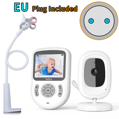 TakTark Video Baby Monitor 3.2 Inch / 2.8 Inch Wireless Security Camera Auto Night Vision Intercom Temperature Monitoring Nanny