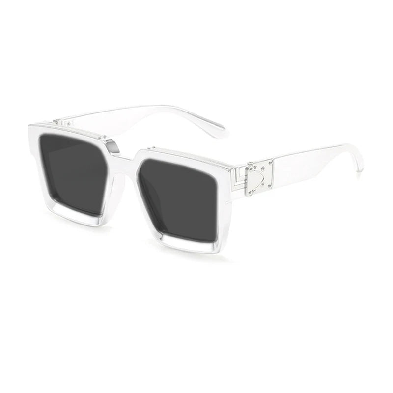 LOERHUNAR Brand Design Luxury Square Myopia Sunglasses Men Women Fashion Shades UV400 Vintage Optical Prescription Glasses