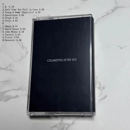 Cigarettes After Sex Music Magnetic Tape Greatest Hits Album Cassette Cosplay Walkman Car Recorder Soundtracks Box Party Music