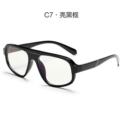 Classic Oversized Square Photochromic Anti Blue Light Reading Glasses Men Women Luxury Brand Computer Glasses Trendy TR90 Frames